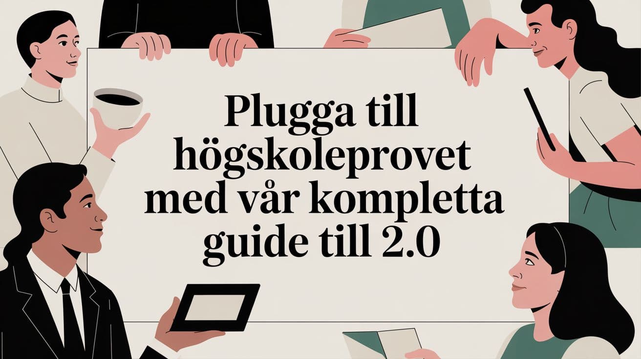 Plugga till högskoleprovet med vår kompletta guide till 2.0