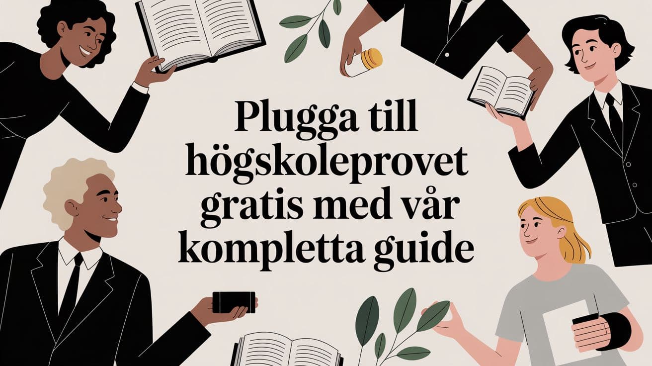 Plugga till högskoleprovet gratis med vår kompletta guide