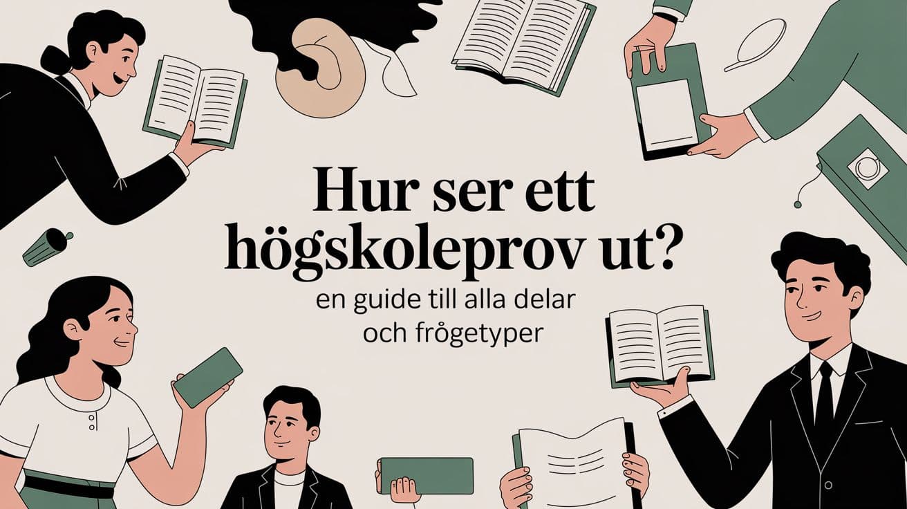 Hur ser ett högskoleprov ut? En guide till alla delar och frågetyper