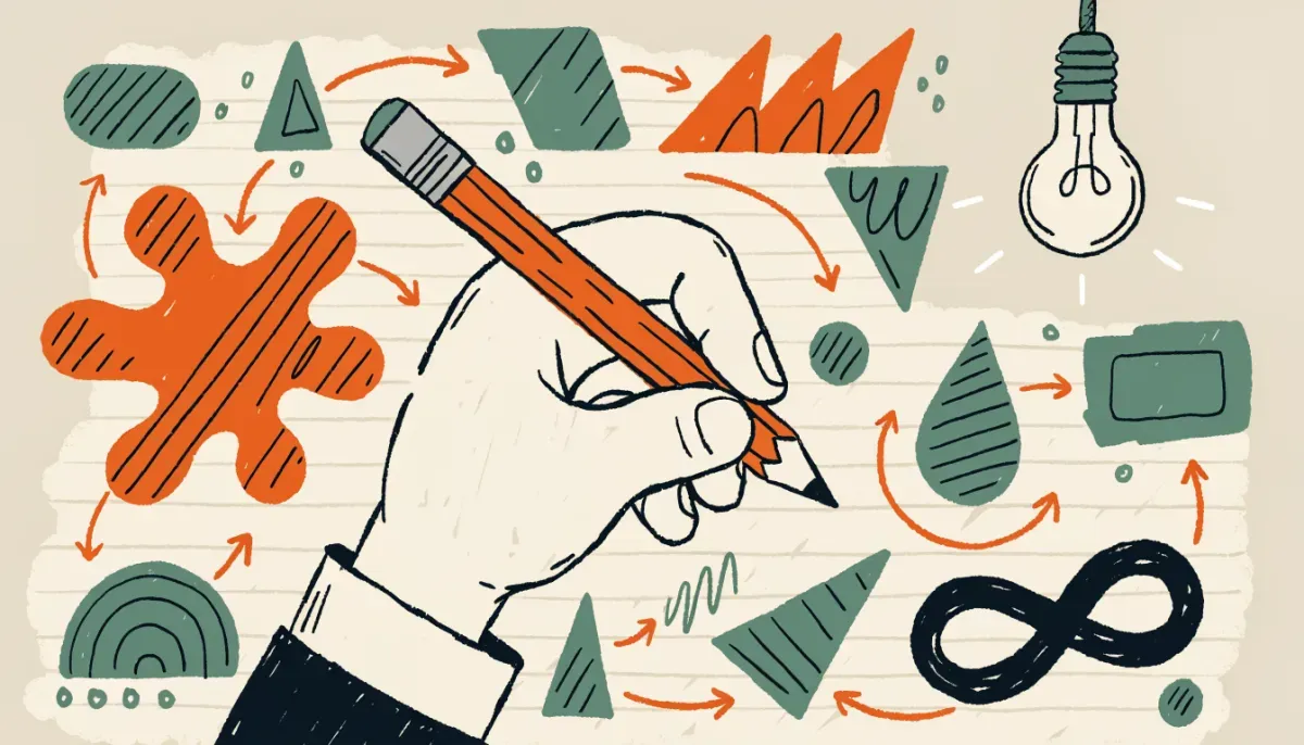 Illustration av matematiska genvägar med förändringsfaktor