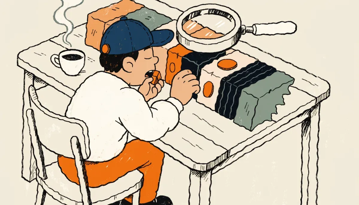 Illustration av ordanalys med prefix och suffix som byggklossar