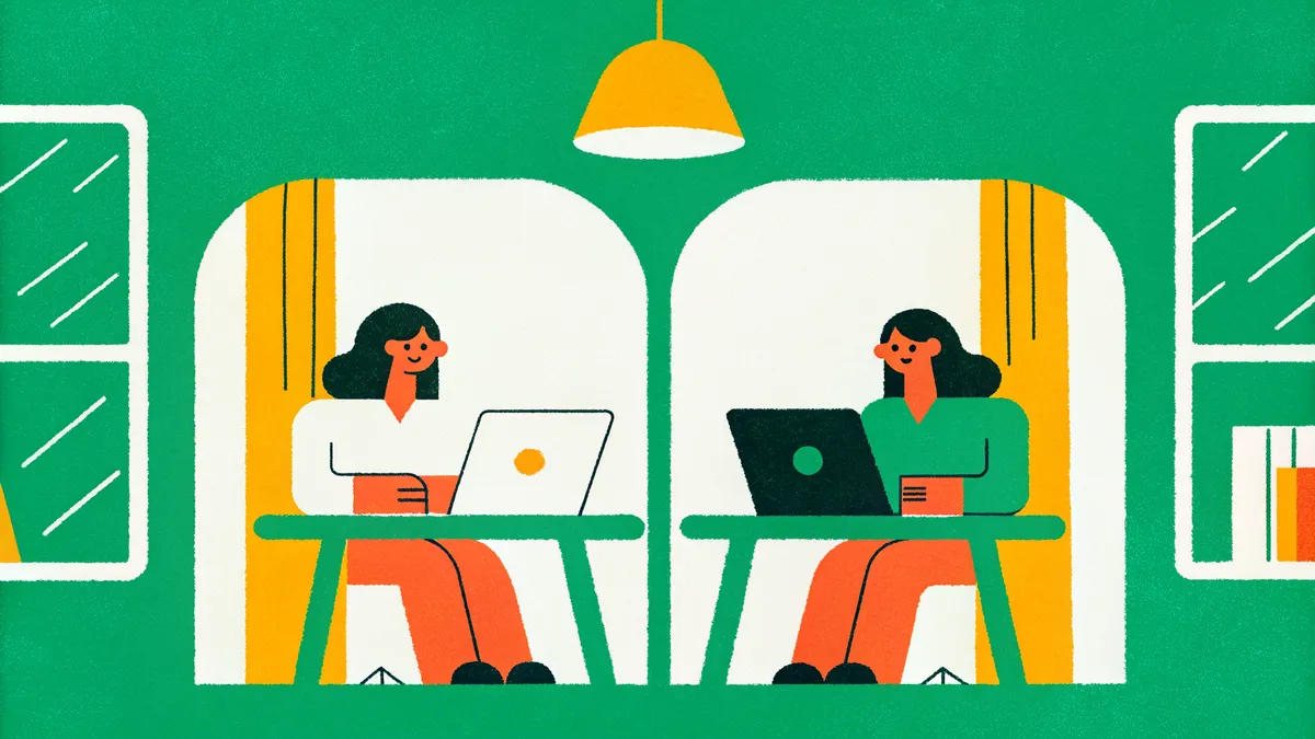 Student som pluggar ordförråd inför högskoleprovet vid en dator