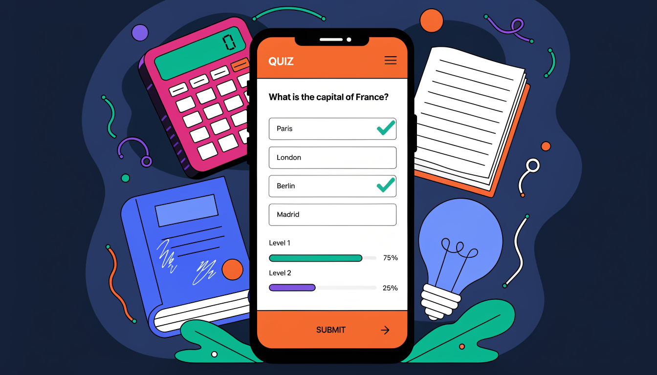 Högskoleprovet quiz förberedelse med omedelbar återkoppling