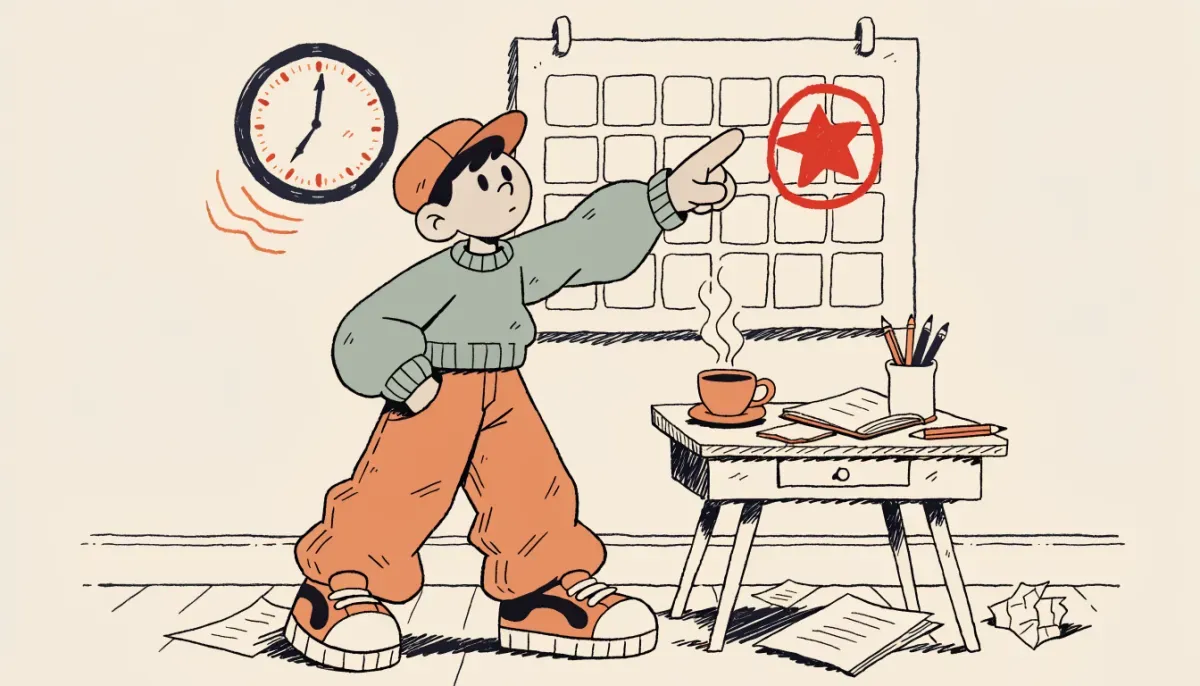 Nedräkning till högskoleprovet med kalender och studieverktyg